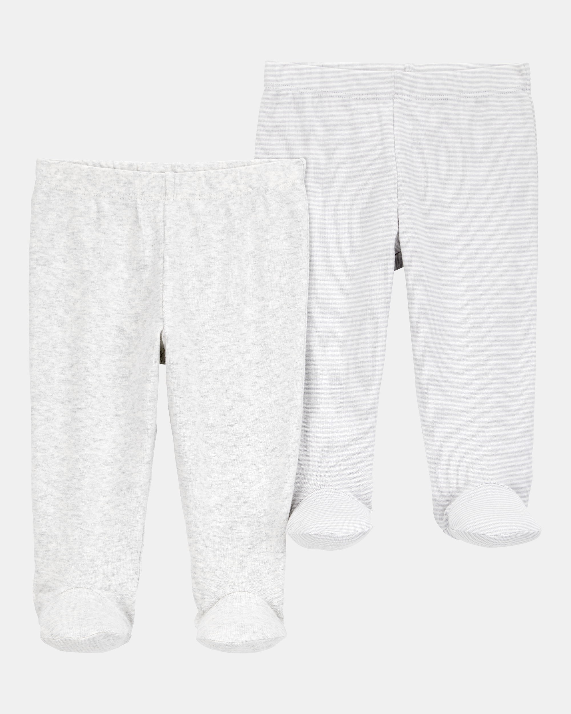 Pack dos pantalones algodón grises NB