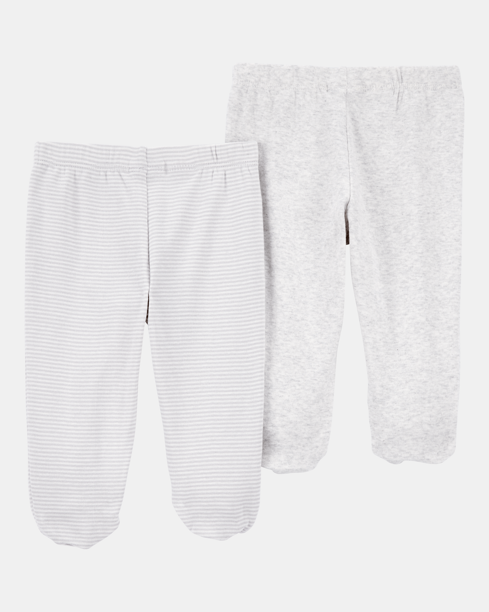 Pack dos pantalones algodón grises NB