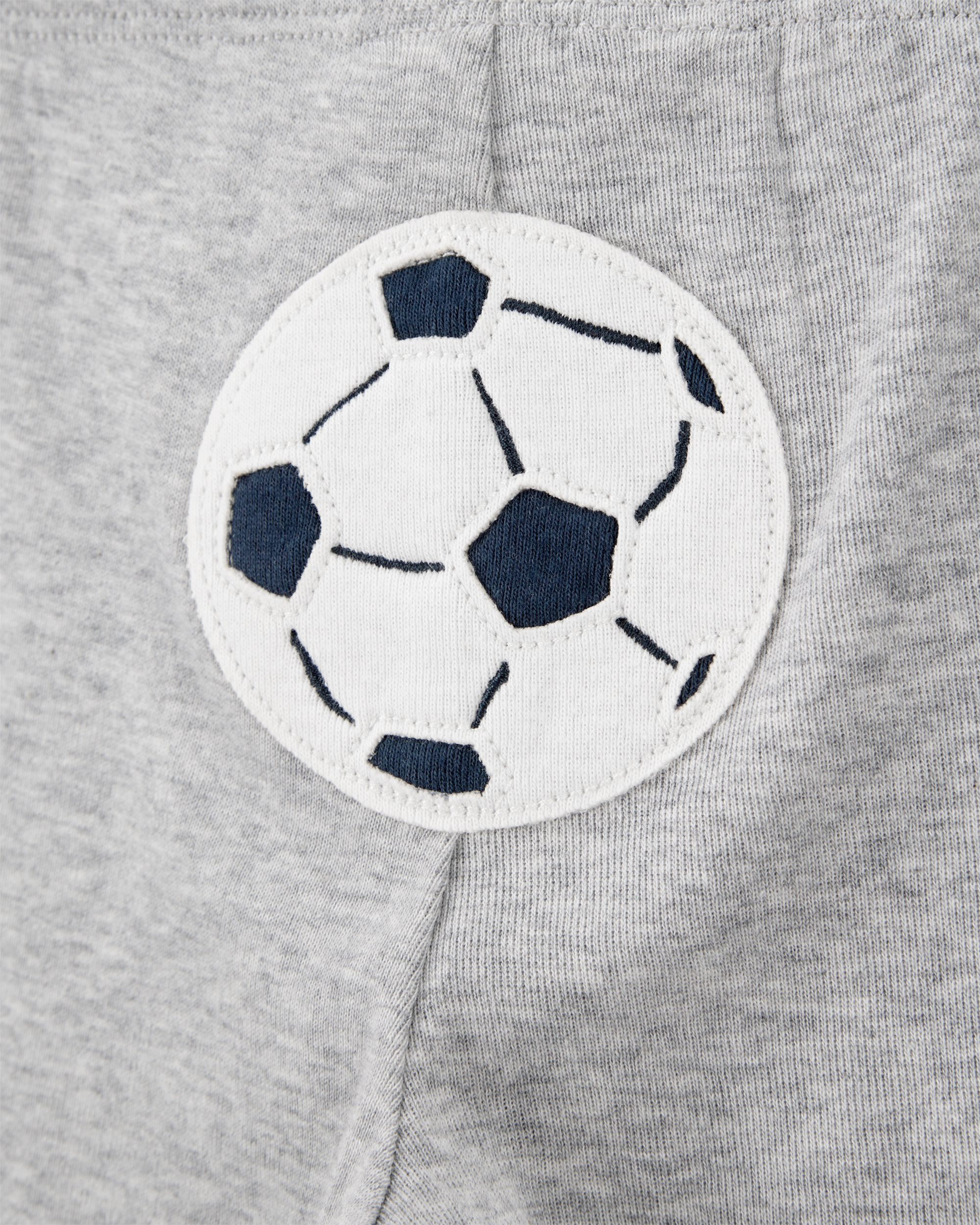 Conjunto tres piezas pantalón y dos bodies diseño fútbol NB