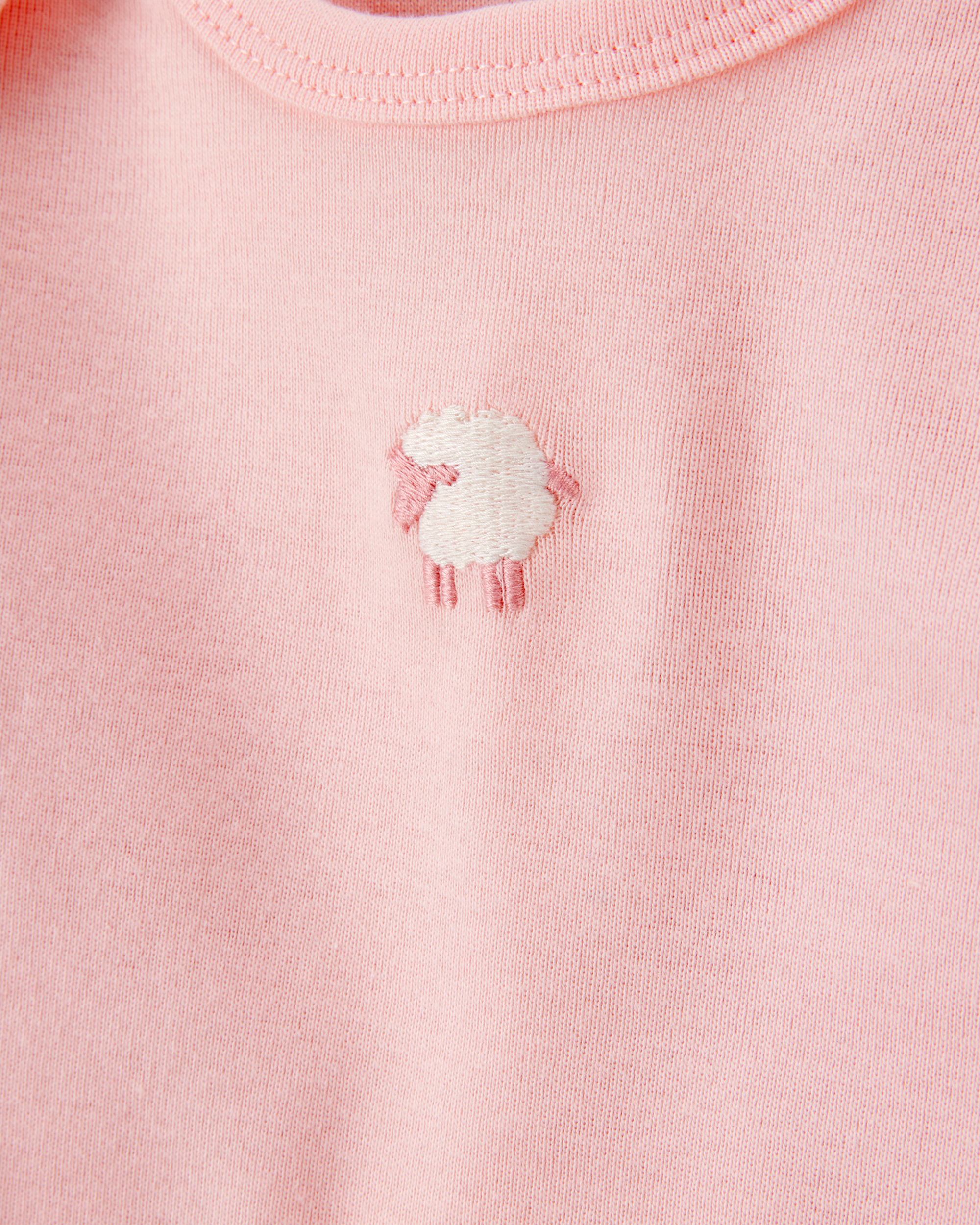 Conjunto tres piezas dos bodies y pantalón con diseño oveja NB