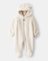 Astronauta Sherpa na cor creme