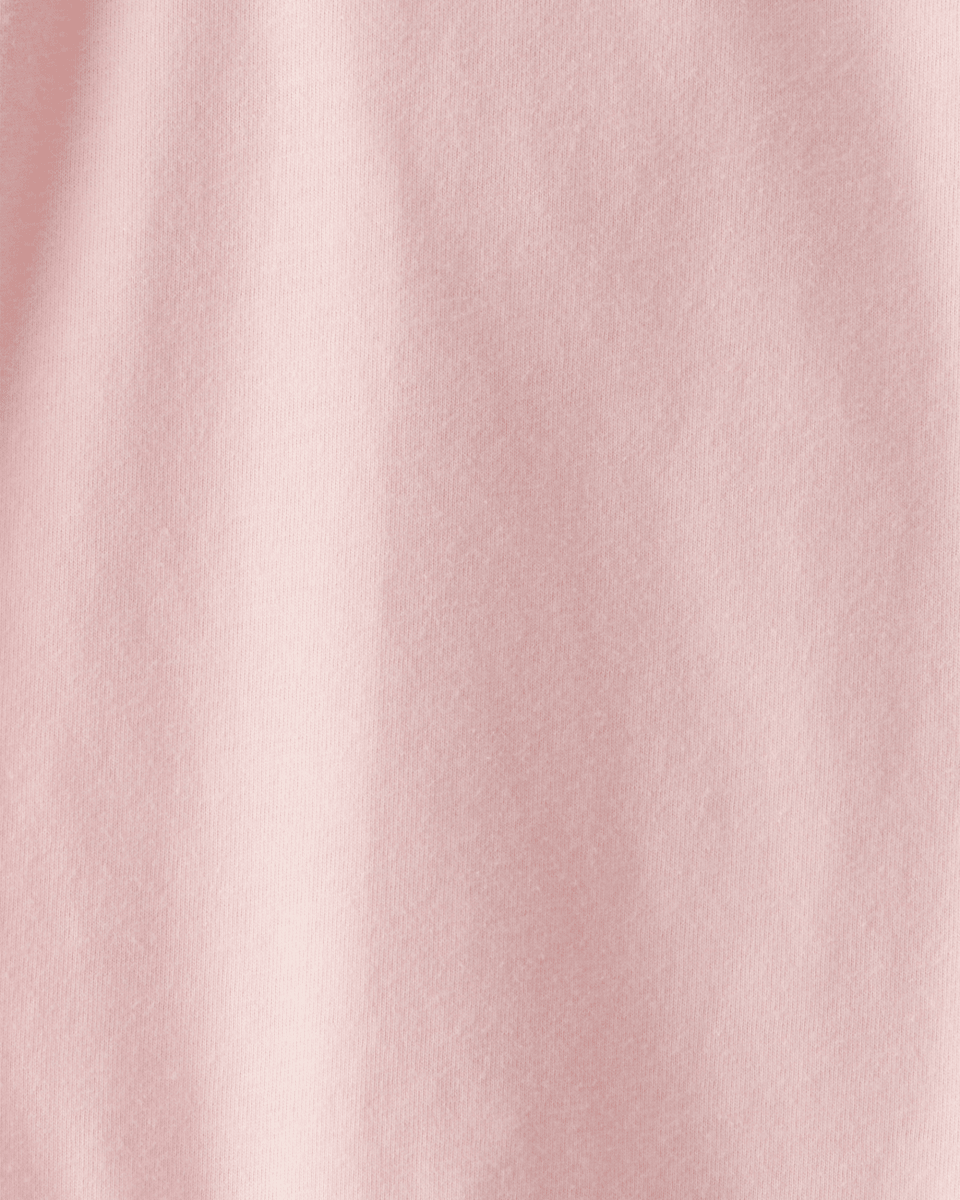 Body rosa de manga larga con cuello festoneado - Carter's