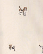 Camisa de manga larga con estampado de perros, crema - Carter's