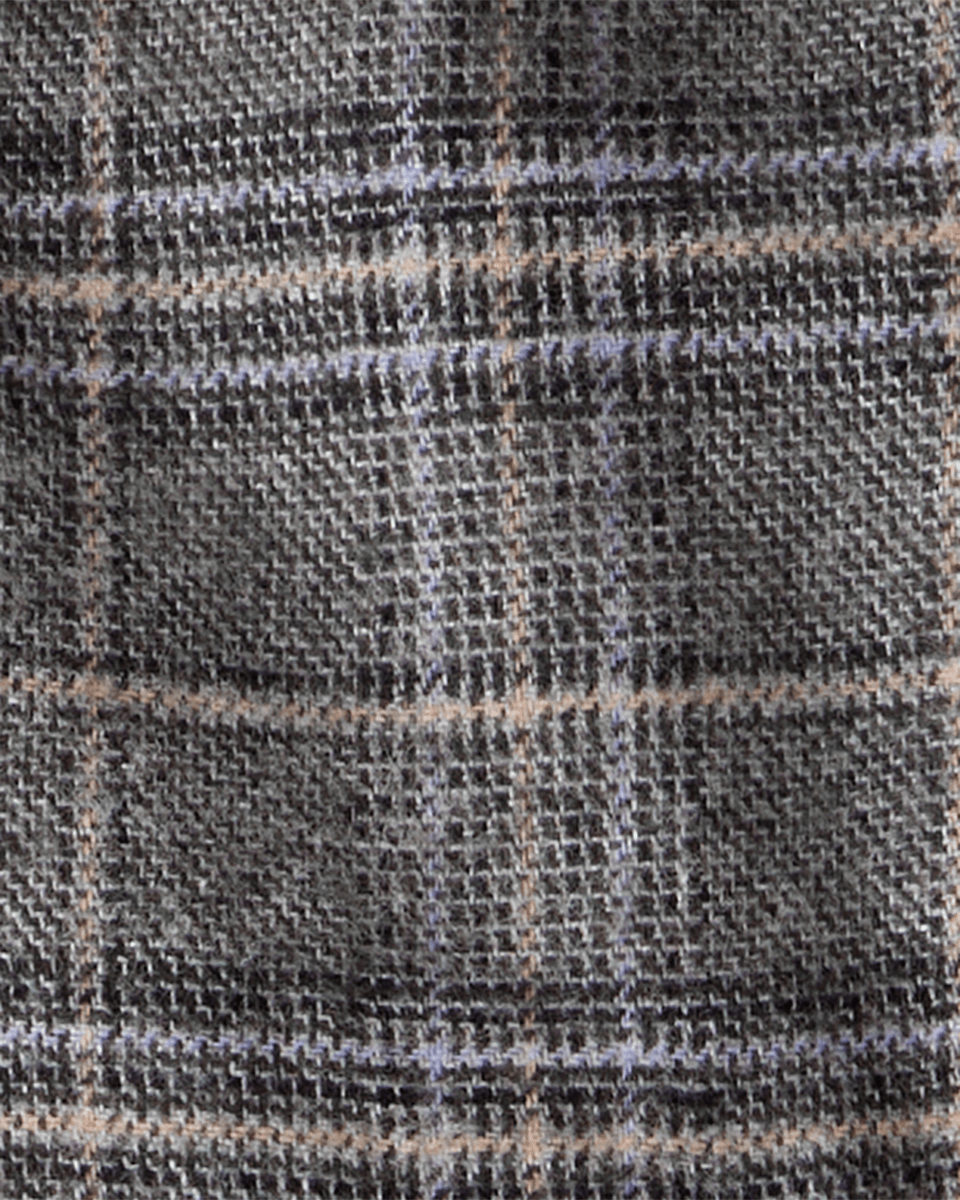 Chaqueta de cuadros grises - Carter's