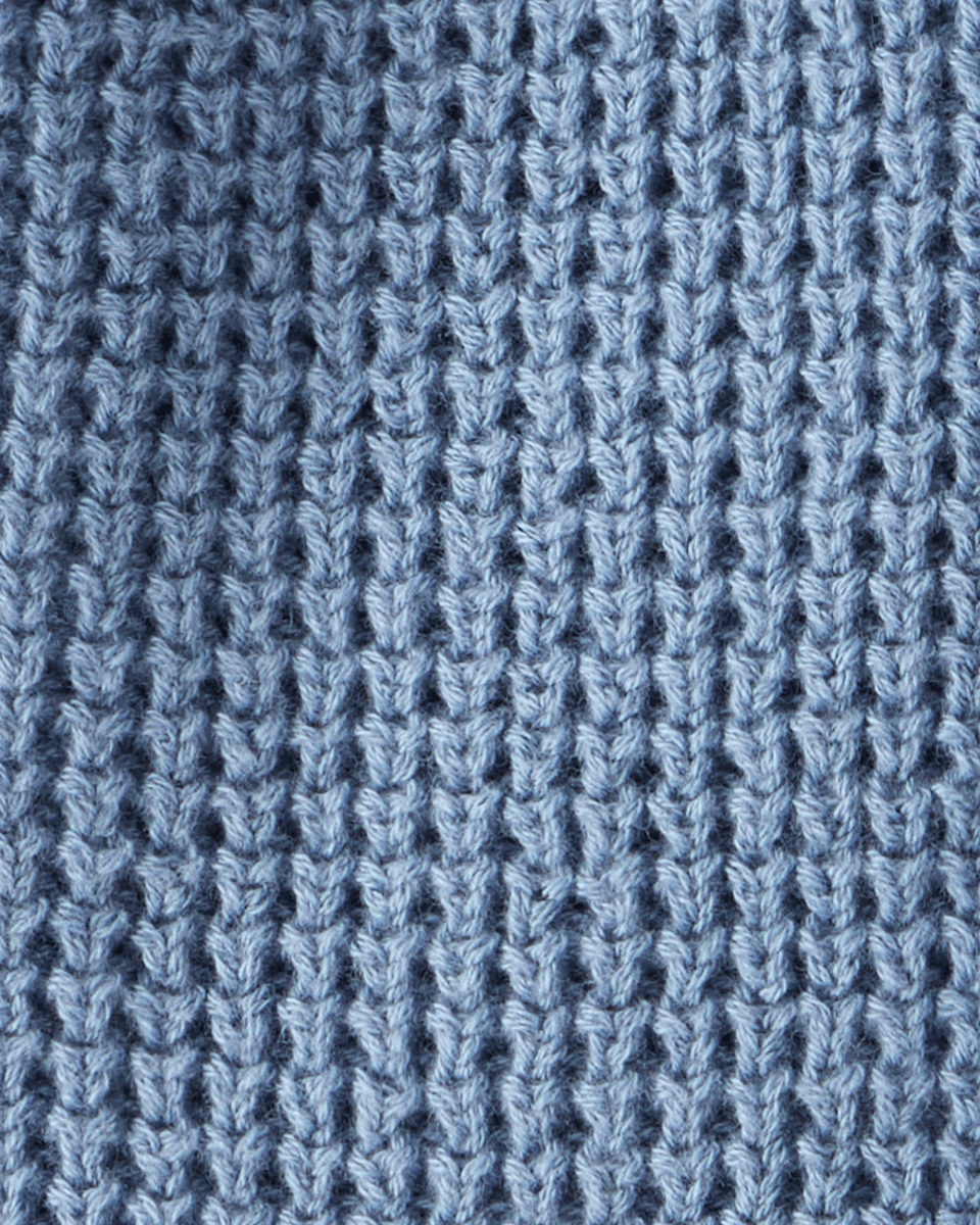 Chaqueta de punto con capucha, azul - Carter's