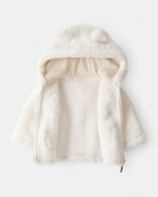 Chaqueta de sherpa blanco - Carter's