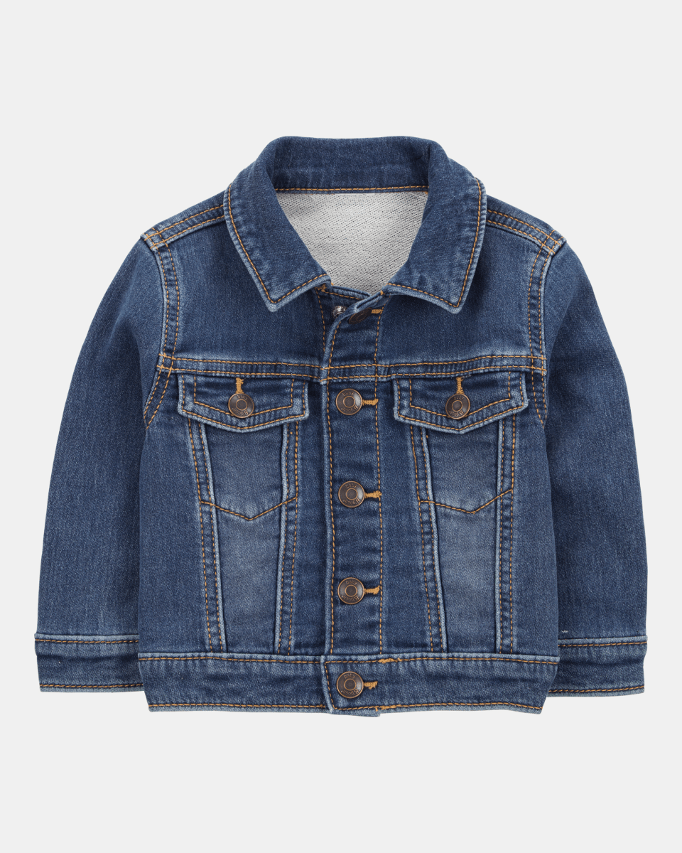 Chaqueta denim clásica con bolsillos - Carter's