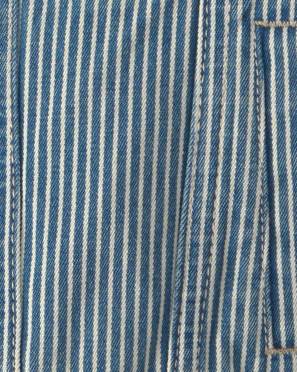 Chaqueta vaquera con rayas hickory, lavado claro - Carter's