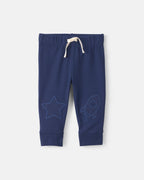 Conjunto 2 piezas, body espacial y pantalón azul marino - Carter's