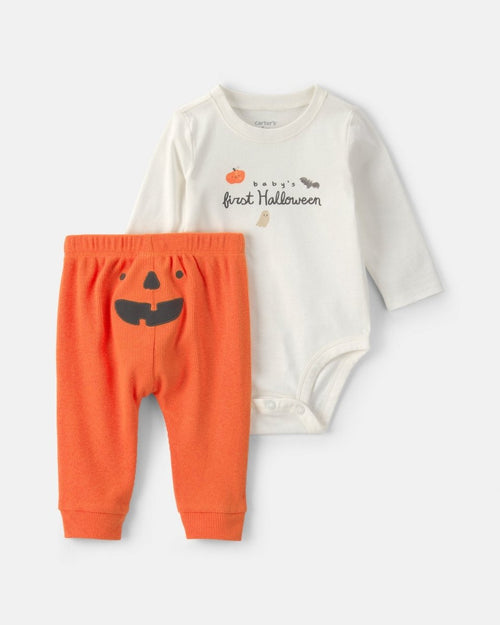 2-piece set, bodysuit and pants, first Halloween