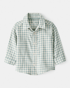 Conjunto 2 piezas camisa de cuadros y peto denim - Carter's