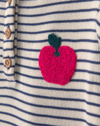 Conjunto 2 piezas, camiseta y pantalón ancho, manzanas - Carter's