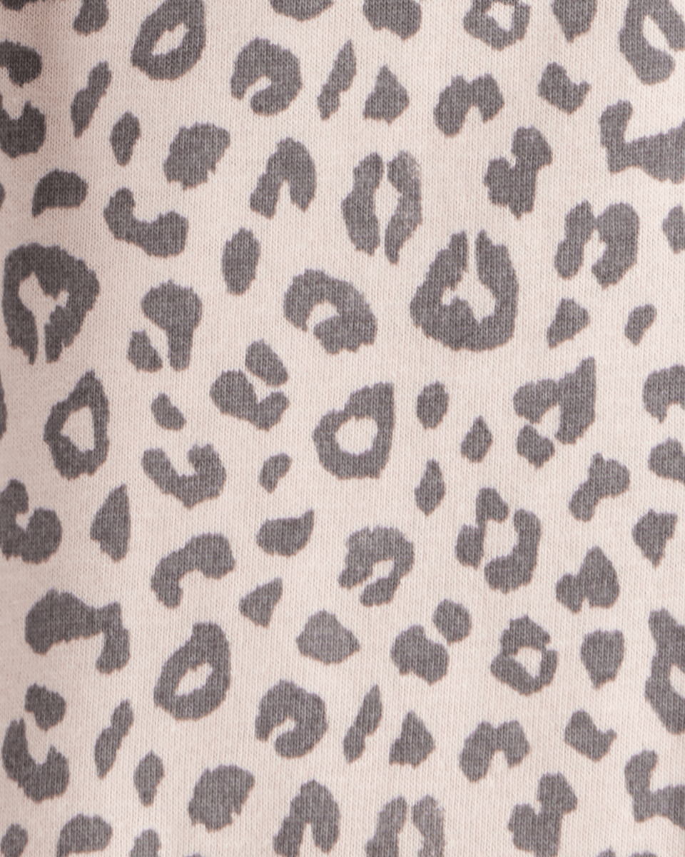 Conjunto 2 piezas con body de lazos y pantalón leopardo - Carter's