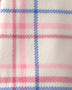 Conjunto 2 piezas de polar a cuadros, camiseta y pantalón - Carter's