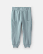 Conjunto 2 piezas de polar, polo a rayas y jogger, azul - Carter's