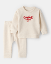 2-piece baby outfit with "Cupid" design