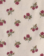 Conjunto 2 piezas, peto de gasa con lazos y camiseta floral - Carter's
