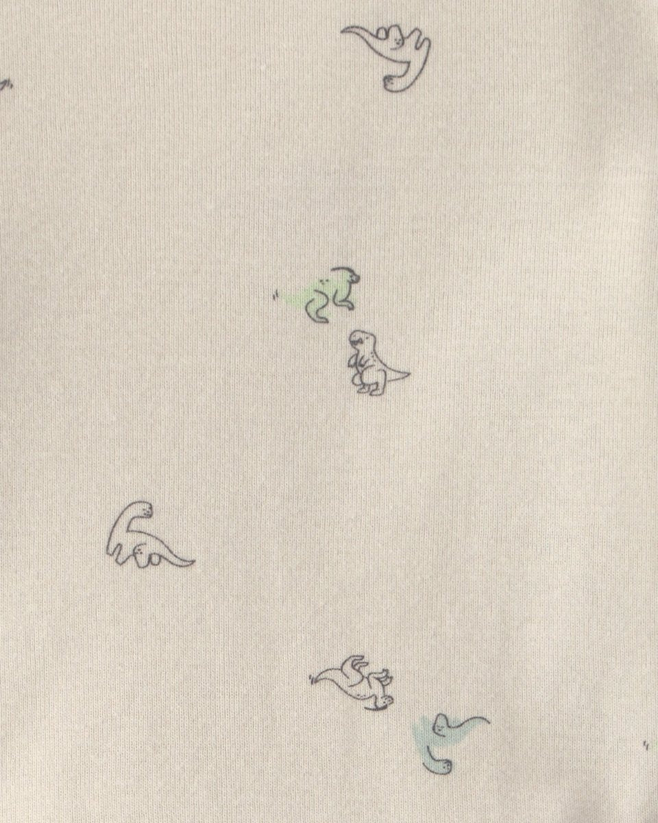 Conjunto 2 piezas, peto verde oliva, dinosaurios - Carter's