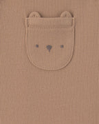 Conjunto 2 piezas, peto y camiseta, osos en marrón - Carter's