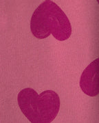 Conjunto 2 piezas, sudadera con media cremallera, corazones - Carter's