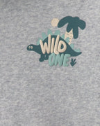 Conjunto 2 piezas, sudadera de dinosaurio con capucha - Carter's