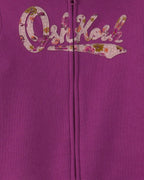 Conjunto 2 piezas, sudadera y pantalón floral, morado - Carter's