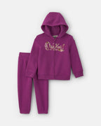 Conjunto 2 piezas, sudadera y pantalón floral, morado - Carter's