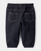 Conjunto 3 piezas body, chaleco rojo y pantalón denim - Carter's