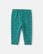 Conjunto 3 piezas, chaleco acolchado bordado y leggings, flores - Carter's