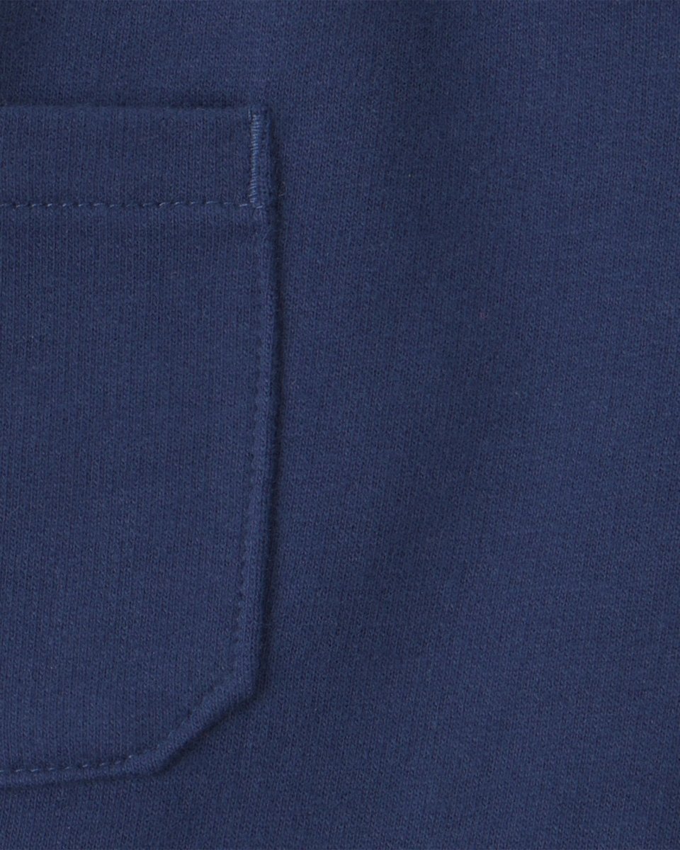 Conjunto 3 piezas, chaleco de micropolar, cuadros azules - Carter's