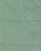 Conjunto 3 piezas, chaleco de pana con cremallera, verde - Carter's