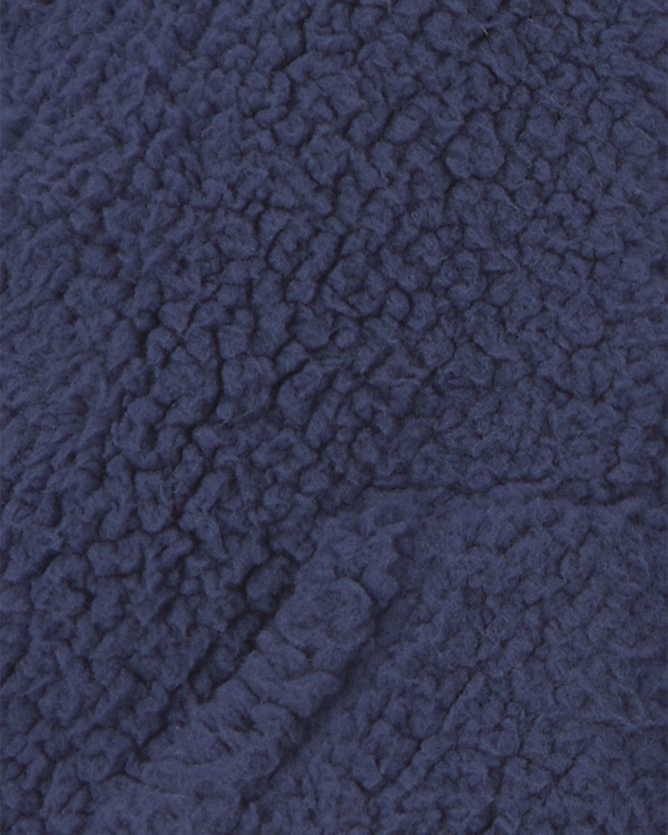 Conjunto 3 piezas, chaqueta sherpa con orejas de oso, azul - Carter's