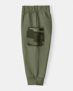 Conjunto 3 piezas con chaleco camuflado y jogger - Carter's