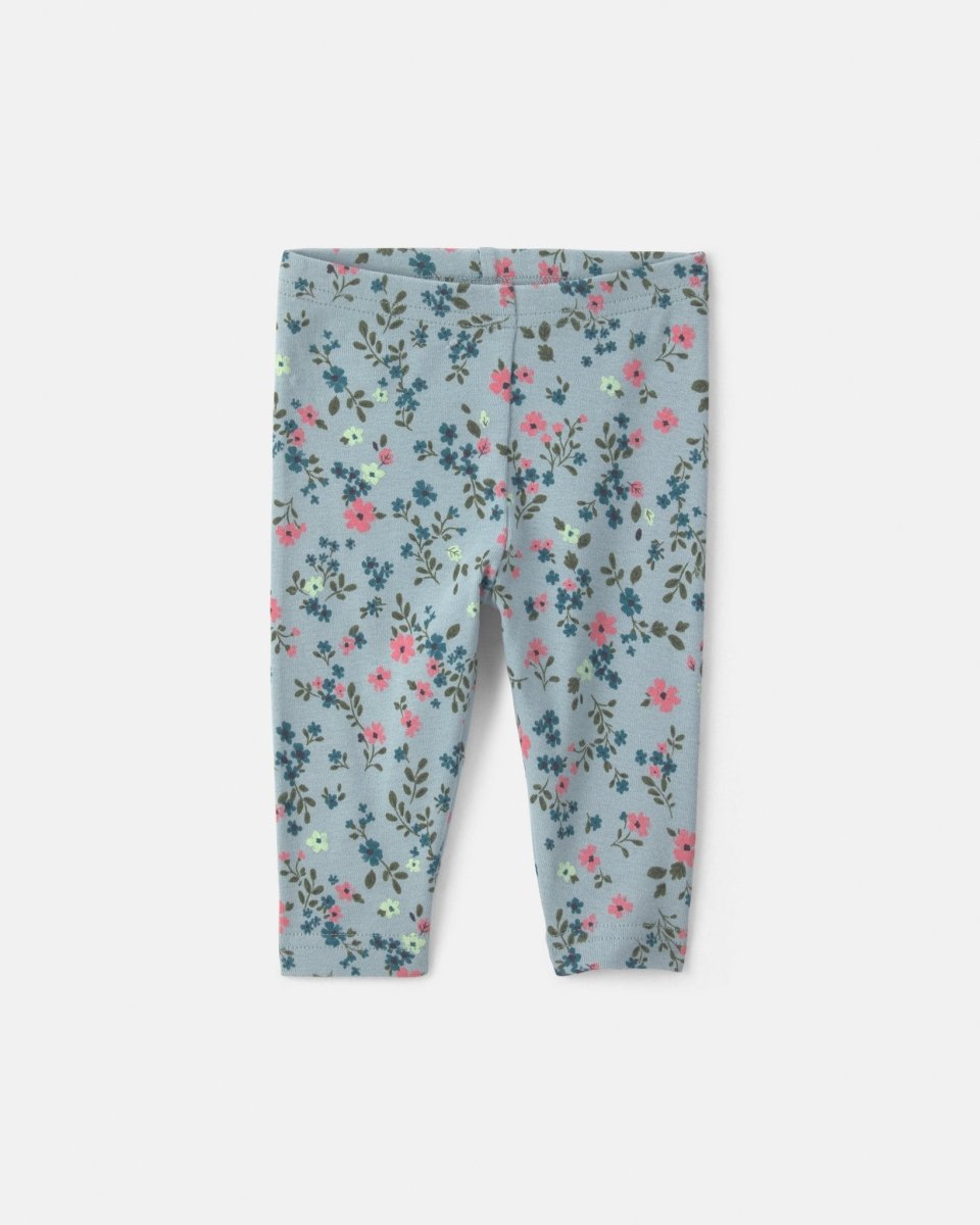Conjunto 3 piezas con chaleco de borreguito y lazo, flores - Carter's