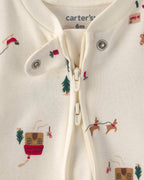 Conjunto 3 piezas de Navidad, cuadros y Papá Noel - Carter's