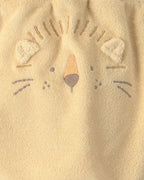 Conjunto 3 piezas de rizo con chaqueta, león en amarillo - Carter's