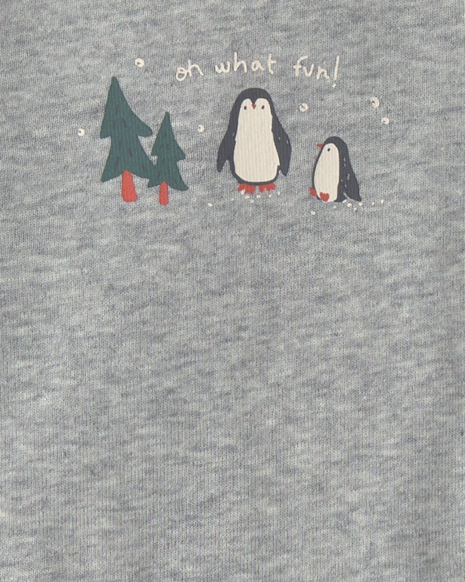 Conjunto 3 piezas, dos bodies y pantalón, pingüinos - Carter's