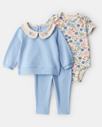Conjunto 3 piezas para bebé con diseño - Carter's