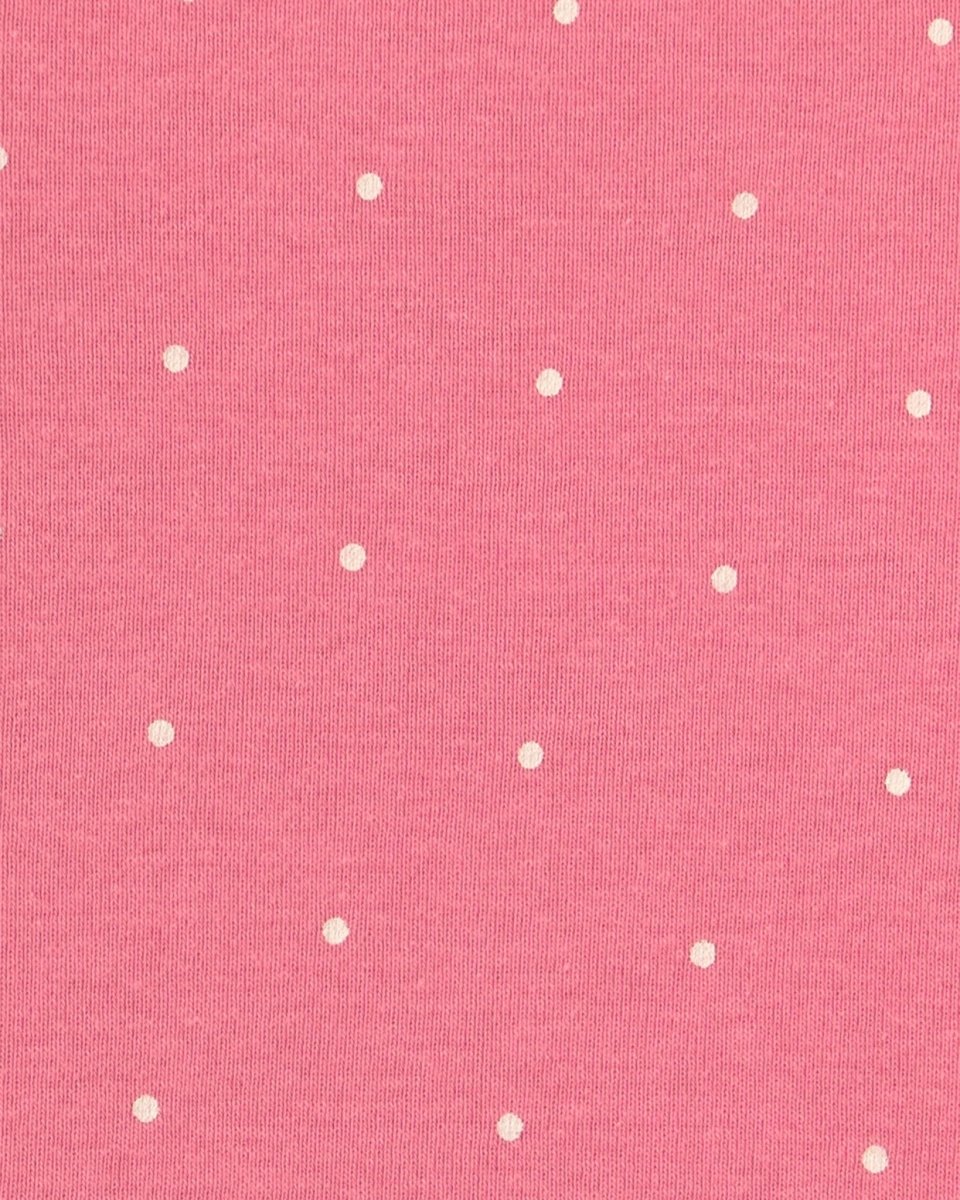 Conjunto 3 piezas, pichi de chambray y leotardos, lunares - Carter's