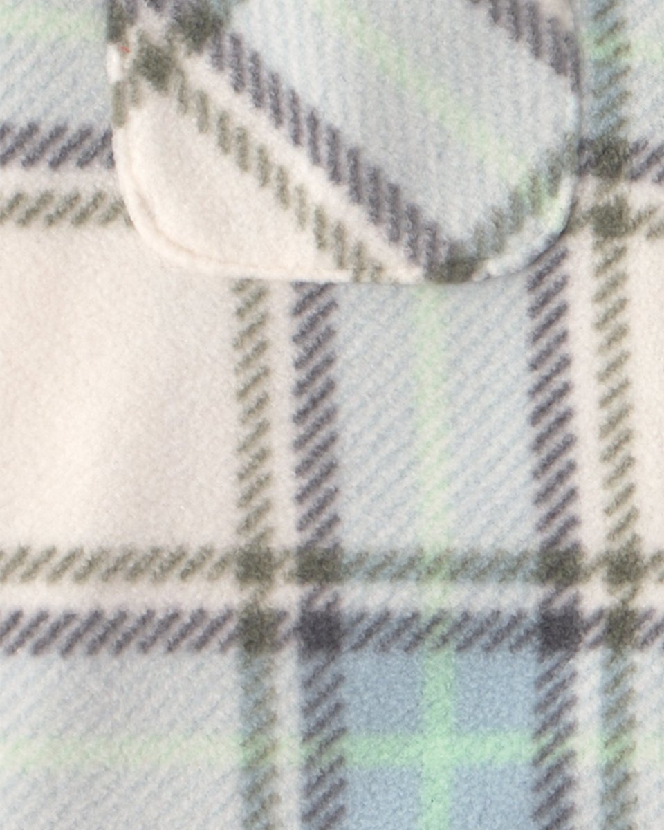 Conjunto 3 piezas, sobrecamisa de cuadros, body y pantalón - Carter's