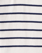 Conjunto body y pantalón a rayas azul marino para bebé niño - Carter's