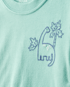 Conjunto de dos piezas de algodón, pantalón corto y camiseta, diseño dino - Carter´s