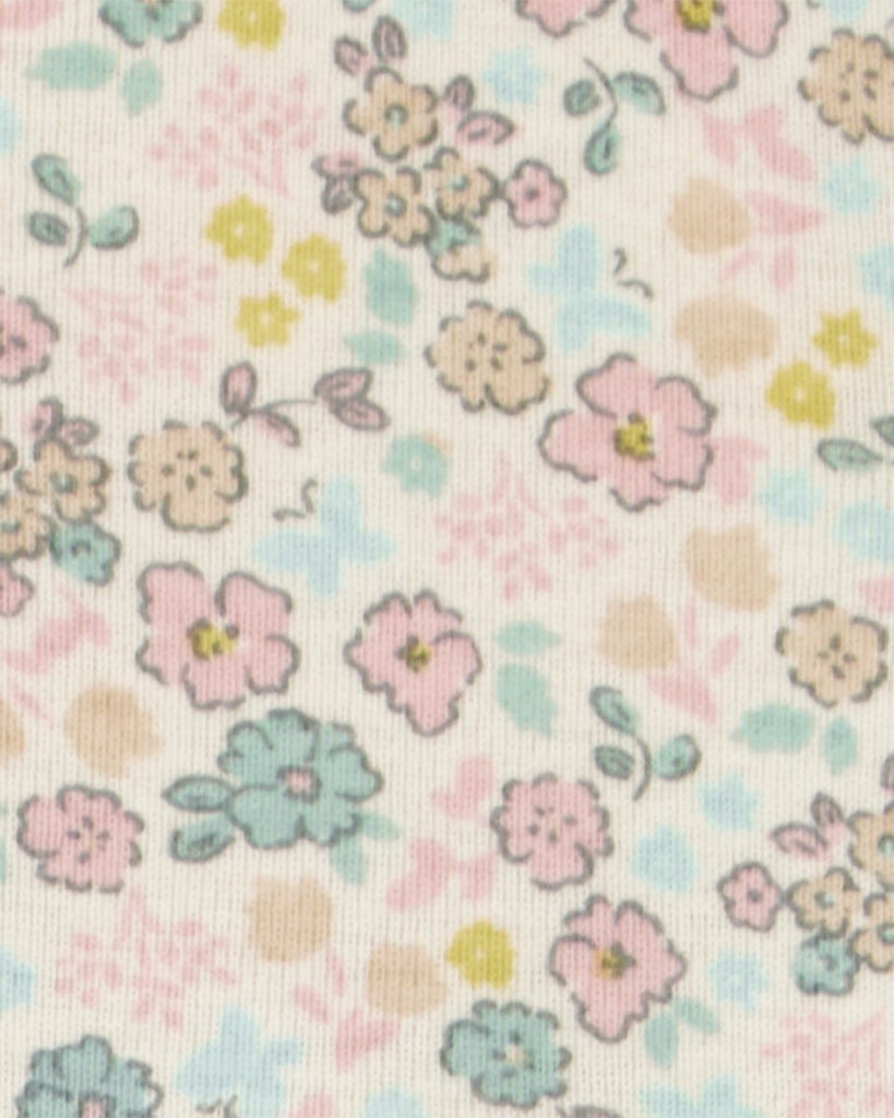 Conjunto de dos piezas de algodón, vestido y saco, diseño floral - Carter´s