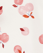 Conjunto de tres piezas en rojo y rosa con estampado de manzana - Carter's