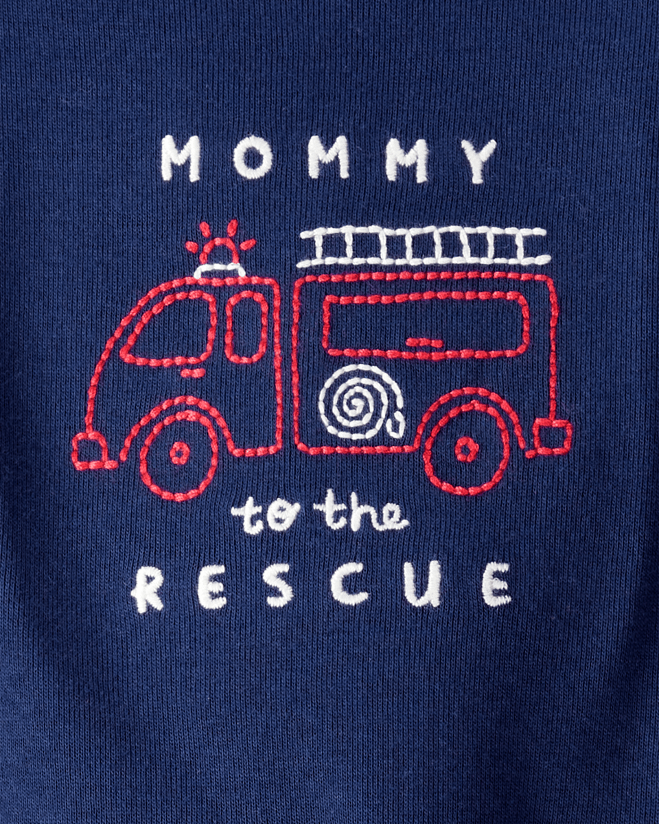 Conjunto dos piezas algodón con diseño "Momma to the rescue" - Carter's