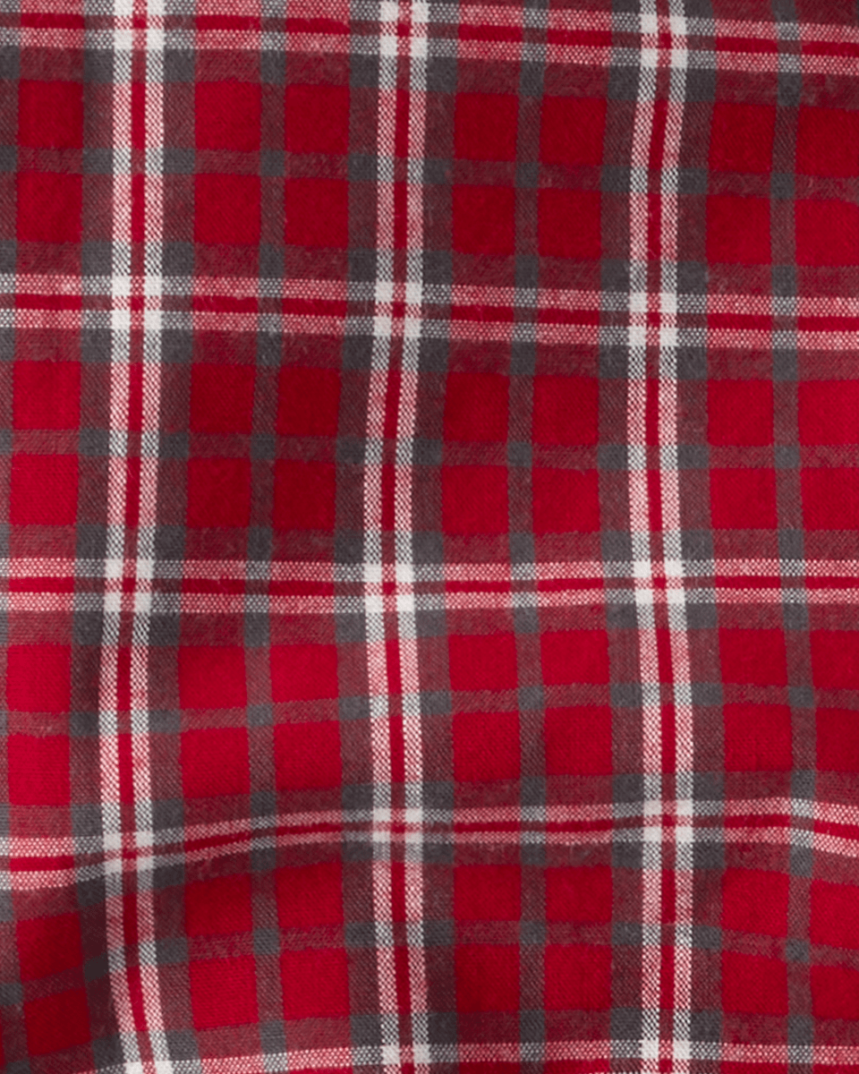 Conjunto dos piezas camisa a cuadros y pantalón con tirantes denim - Carter's