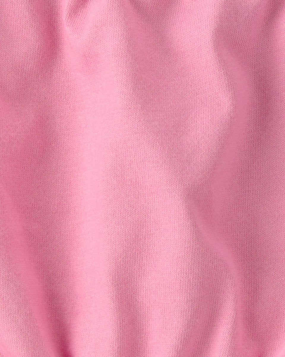 Conjunto dos piezas camisa y pantalón corto de alogdón, diseño floral rosa - Carter's