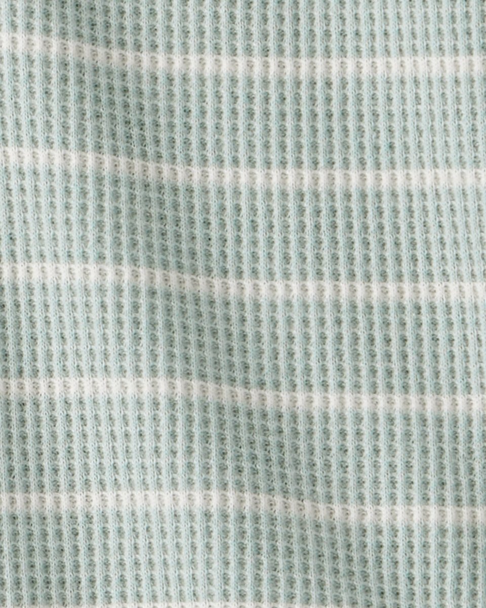 Conjunto dos piezas de algodón body y pantalón térmico a rayas - Carter's