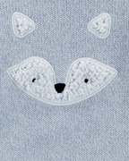 Conjunto dos piezas de algodón, pantalón y sudadera, diseño zorro - Carter's