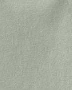Conjunto dos piezas de lino con peto corto a rayas y camiseta verde - Carter's